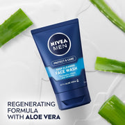 NIVEA MEN Deep Cleaning Face Wash Protect & Care (100 Ml)