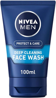 NIVEA MEN Deep Cleaning Face Wash Protect & Care (100 Ml)