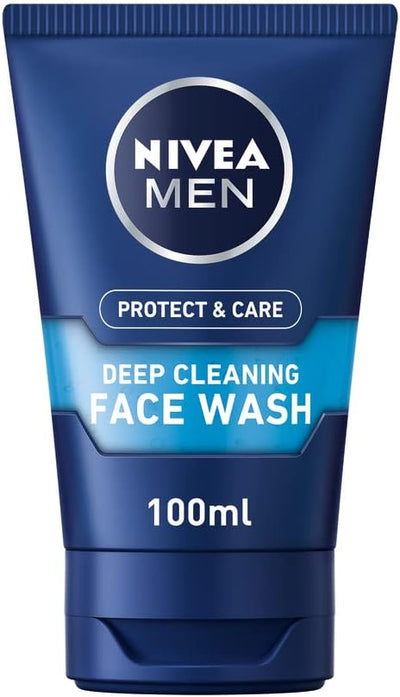 NIVEA MEN Deep Cleaning Face Wash Protect & Care (100 Ml)